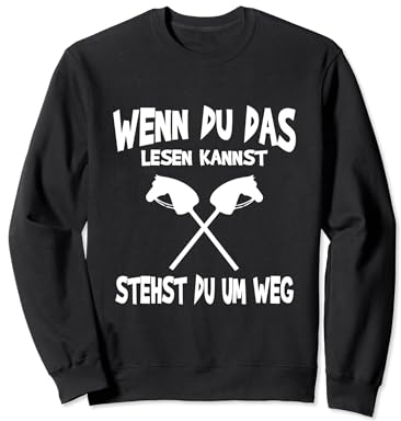 Hobby horse selbstgemacht Steckenpferd hobby-horse Sweatshirt