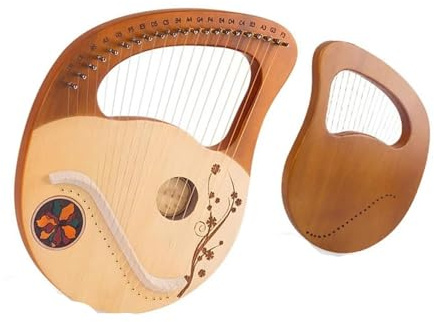 harfe instrument 21 Saiten Lyra Harfe Mahagoni Musikinstrument Stimmschlüssel Mit Ersatzsaiten Musikinstrument