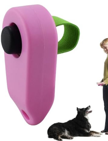 Haustier-Clicker-Trainingsgerät,Trainings-Clicker,Clicker-Tool für das Hundetraining | Langlebiger, Leichter und einfach zu verwendender Haustier-Trainings-Clicker für Katzen, Welpen, Vögel, V