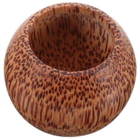 MAGICLULU Elegant Wooden Wine Glass Coconuts Husk Cup Multi-Function Outdoor Mug Water Wine Tea Natural Style