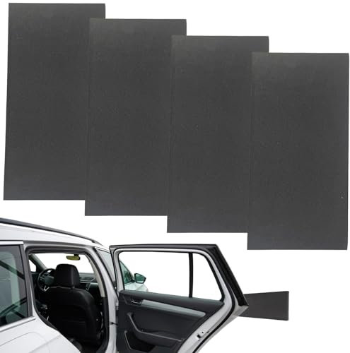 Mousse Protection Garage,4pcs Protection Portiere Voiture Autocollante,Protege Porte Voiture,Protections Bord pour Portières Auto,Protection Murale Garage et Coins d’Angles