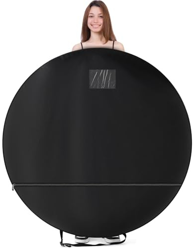 Abbylike 45 Inch Extra Large Tutu Bag Waterproof Foldable Costume Garment Ballet Bag with Inner Strap, Pockets, Travel Storage Costumes, Hanging Clothes for Ballerinas Competitive Dancers