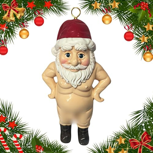 Weihnachtsbaumschmuck, Deko Weihnachten, Lustige Weihnachtskugeln,lustige Weihnachtskugeln Lustig,Christmas Decorations Weihnachtsmann Weihnachtsdeko Innen Weihnachtsmann Figur ﻿