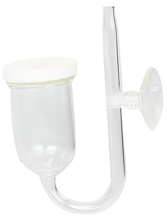 VERDANVERSE Ultra-leise Aquarium Sauerstoffpumpe Luftverfeinerndes Gerät mit Nanoblasen Gleichmäßiger Sauerstoffverteilung Langlebigem Glasmaterial Platzsparend für Süßwasserfische und