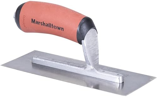 Marshalltown Mini Trowel, 8 Inch x 3 Inch Carbon Steel Blade, Finish Concrete Steps, Countertops and More, Made in The USA, 11D