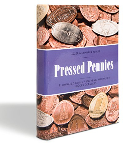 Leuchtturm 342625 Album Pressed Pennies Sammelalbum für Elongated Coins, Quetschies, Presslinge und Souvenir Münzen
