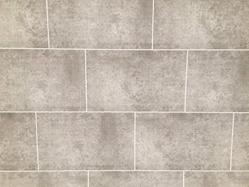 The Cladding Store 16 Cutline Grey Flagstone Tile Effect Bathroom Wall Panels PVC Shower Wet Wall Cladding