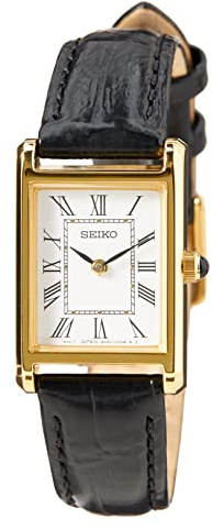 Seiko Damen-Uhr Quarz Edelstahl mit Lederband SWR054P1