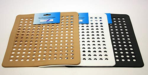 TOP Spülbeckeneinlage 31,7 x 27,0 cm Spüleinlage Geschirrunterlage (weiß)