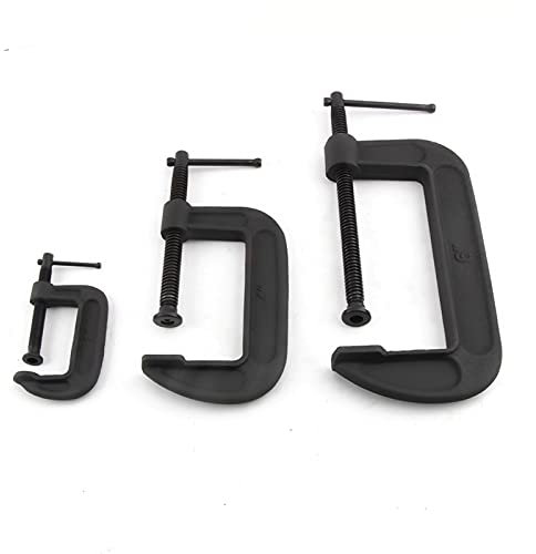 Ratchet Bar Clamps, 1pcs Heavy Duty Thick C-Type Clamp 1Pcs Wood Working G Clamps Fast Metal Powerful Clamp Fixing Clamp 2 3 4 5 6 8 10 12 Inch (Size : 2 inch)