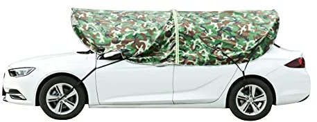 Copertura per Auto Ombrello Pieghevole Di Protezione Auto Panno Tetto Proteggere Outdoor Car Veicolo Tenda Anti-UV Sun-Proof Shade Cover Auto Sun Shade Cover Telo Copriauto da Esterno ( Color : Mistak