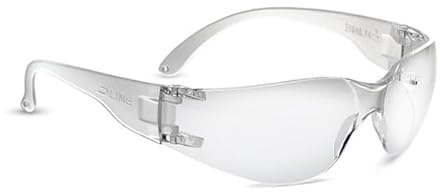 Bolle B-Line BL30 Safety Workwear Glasses Anti Fog/Anti Scratch Coating Goggles Personal Protective Equipment Eye Protection – 1 Pair of Glasses - Clear