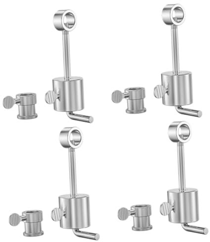 Yardwe 4ensembles Set De Poids De Balance Pour Rôtissoire Inoxydable Accessoire De Support Pour Brochette De Barbecue Électrique Équilibrage Parfait Pour Cuisson Réussie