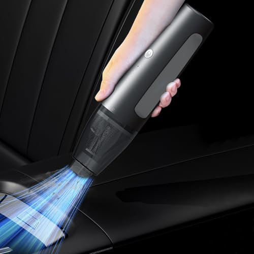Home Handstaubsauger Akku, 2 in 1 einfach Handstaubsauger Kabellos Mini-Autostaubsauger Staubsauger, USB aufladbar 2400mAh Auto-Staubsauger, Mini Handstaubsauger für Auto, Haus, Küche, Tierhaare