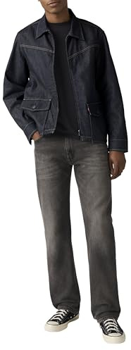 Levi's 555 Avslappnade raka jeans för män, Tillbaka på blocket, 33W / 34L