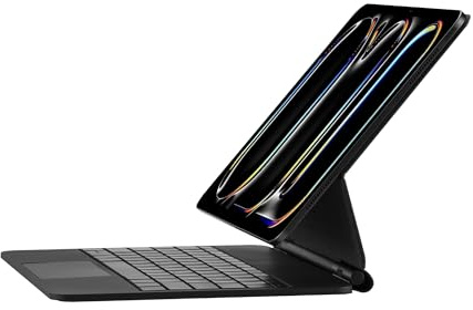 Seagtigau Magic Keyboard Case for iPad Pro 13 inch M5 (2025) & M4 (2024), Magnetic Keyboard Case with Multi-Touch Trackpad, Backlit (Black, iPad Pro 13 inch M4/M5)