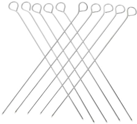 Housoutil 10piezas Herramienta De Aguja Acero Inoxidable Para Insertar Mechas De Velas Pasadores De Centrado Herramientas Para Principiantes y Profesionales