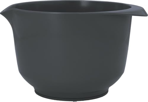 Birkmann, Rühr- und Servierschüssel, Cool Grey, 22×26×15 cm – 4L, aus PET, spülmaschinen- und mikrowellengeeignet