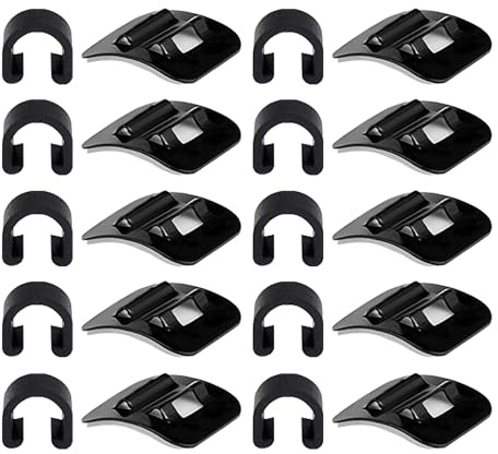 Fahrraddraht Typ C - Kabelklemmen für Fahrrad, Durchgangsrahmendraht, Sitzdraht | Rohrbefestigungsrohr aus Aluminiumlegierung, doppelseitig, Kabelklemmen