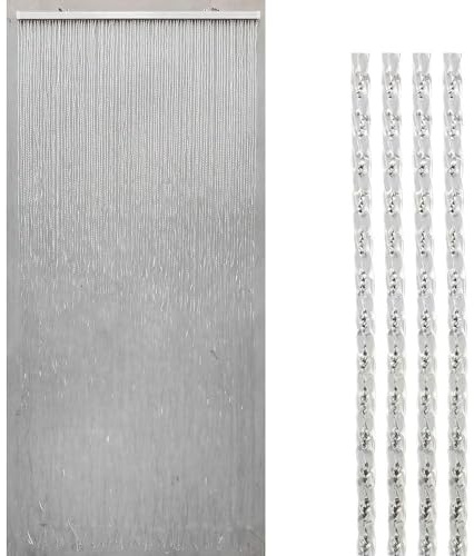 Tenda Porta - Tenda in PVC da 90 strisce, dimensioni 90 x 200 cm, ideale per separare ambienti e controllare il passaggio di luce e aria.
