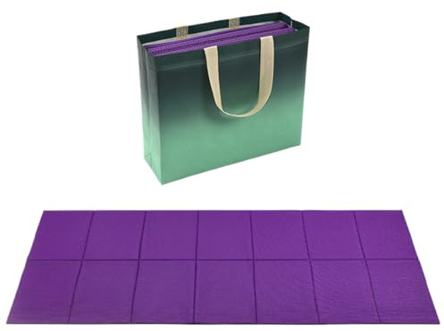 Tappetino da yoga per esterni, pieghevole da campeggio, materassino portatile, attrezzatura da viaggio leggera | Escursionismo, picnic, spiaggia, casa, palestra, scenario per donne, attività
