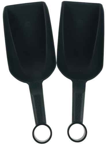TOBBOMEY 2 Pièces Mini Pelle de Jardin Plastique Petite Bêche Plate Portable pour Transplantation Outil Léger avec Poignée Ergonomique Pelle à Main pour Succulentes et Jardinage Précis