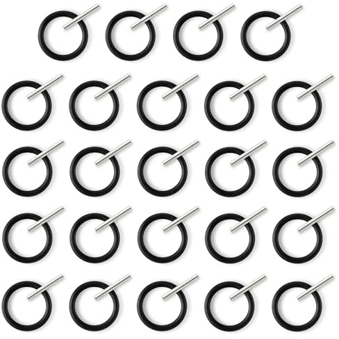 YINGENIVA 120 Pcs Replacement Pin and O-Ring Set 4mm Impact Ring,60 Pairs | 3x25mm Socket Pins 1/2 Impact Socket Scaffolders for Impact Wrench Pressure Washer Safety Retainer Tool Accessories