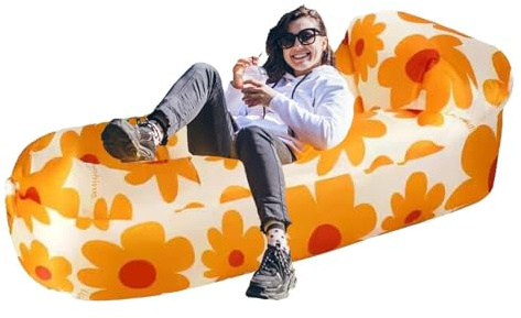 Générique Aufblasbares Sofa, aufblasbar, Air Lounger Chair – Luft-Sofa, tragbar, wasserdicht und praktisch, für Pool, Camping, Strand, Park, Bootfahren