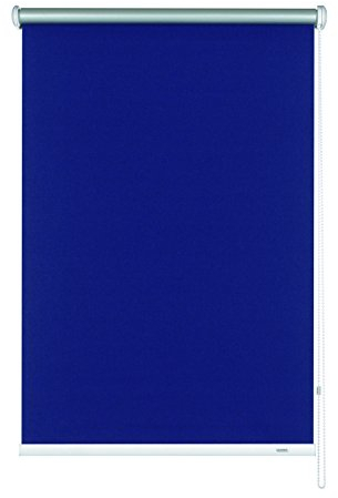 Gardinia 6924062180 Seitenzug-Rollo Thermo Energiesparend mit Energiespareffekt, abdunkelnd, 62 x 180 cm, Marineblau