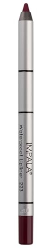 IMPALA | Creamy Waterproof Lip Pencil Plum Color 223 | Permanent Lip Liner | Waterproof Lip Pencil | Long-lasting Lip Liner | Volumizing Effect