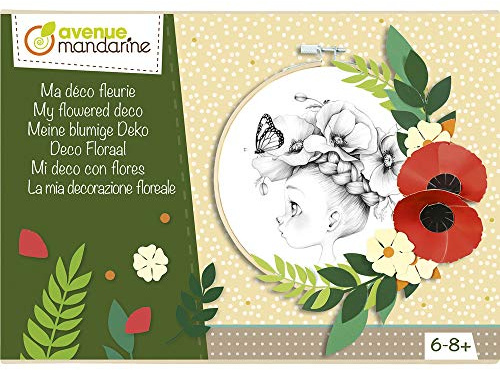 My Mandarine CO169C Kreativbox ab 6 Jahren Blumen aus Papier