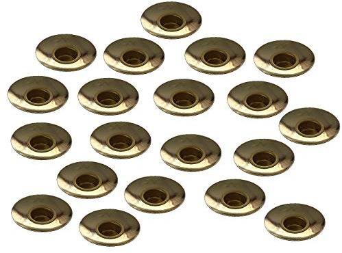 DREGENO 20 Stück Kerzentüllen und Tropfenfänger für Kerzen Durchmesser 14 mm komplett