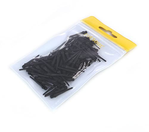 CUESOUL Touch-Point Short Soft Tips Dart Point 2BA Standard-Schraubgewinde, Packung mit 80 Stück, langlebige Verwendung