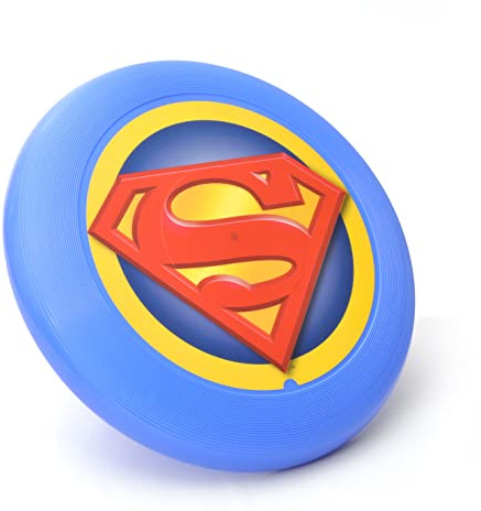 Ciao - Frisbee Superman DC Comics (27 cm) plast, blå, röd, gul, en storlek, E7180