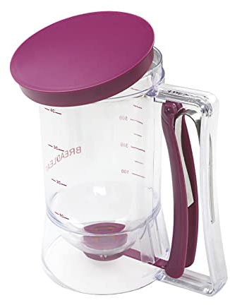 Anoudon Buttercream Frosting Masa Embudo Mano Porción Copa Pastel Chocolate Dispensador Distribuidor Manual de Masa Continua, Separador de Líquidos, Embudo Herramienta de Salida de Líquido