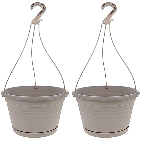 Yardwe Lot De 2 Jardinières Suspendues pour Extérieur Et Intérieur Paniers Muraux Faciles À Exposer De Place pour La Maison