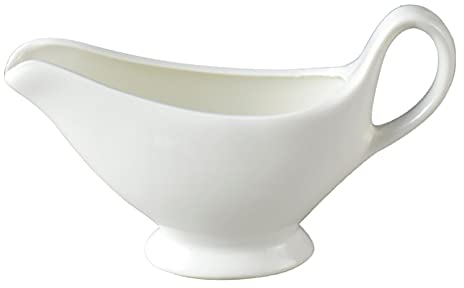 LSSEDA Creamer Jug,Churn Jug,Ceramic Gravy Boat,Simple Sauce Boat Creamer Jar Suitable for Broth,Cream Gravy Sauce Black Pepper Sauce 3oz/5oz/8oz Milk(Size:Small) (Size : L)