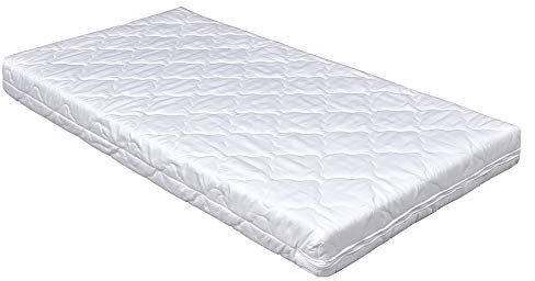 Baby Delux Baby Matratze Kindermatratze 60x120x10 cm Komfort Schaumstoff Oeko-TEX für Babybett Kinderbett
