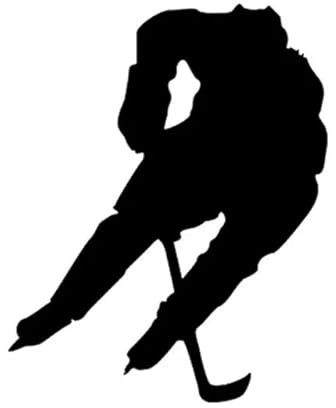 12x15CM Sport ICE HOCKEY Auto Aufkleber Eislaufen Sport Fun Auto Dekoration Aufkleber Decal Motorrad Fahrrad Dreirad Kühlschrank Toilette Spielzimmer Küche Aufkleber Dekoration Aufkleber
