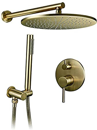 Handheld Shower Head Filter Filtration rain Low Flow Combo Brushed Increase on Off Plastic Stone Stream Hand Shower Head Washer Sprayer showerhead high Pressure Shower Hose Powerful sprayBru