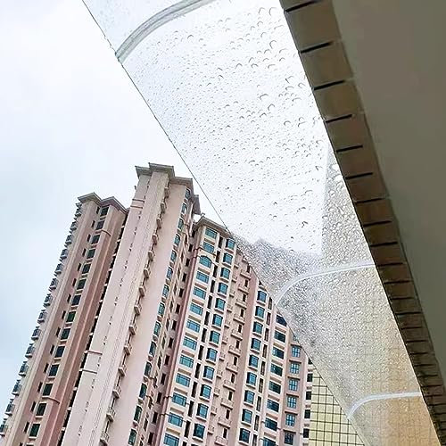 Regenschutz für Fenster, Markisenschutz für Haustür, Außenmarkise, Terrassenmarkise, transparente Polycarbonatabdeckung, Gartenmarkise für Hinterveranda, Sonnenschutzmarkise für Eingangsmark