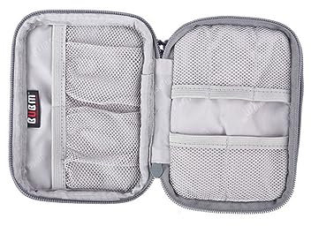 Veemoon 1pc Data Cable Organizer Pouch for Earphones and Accessories Dual-layer Travel Storage Bag for Chargers Data Cables and Sundries Compact and Design for Home and Travel Use