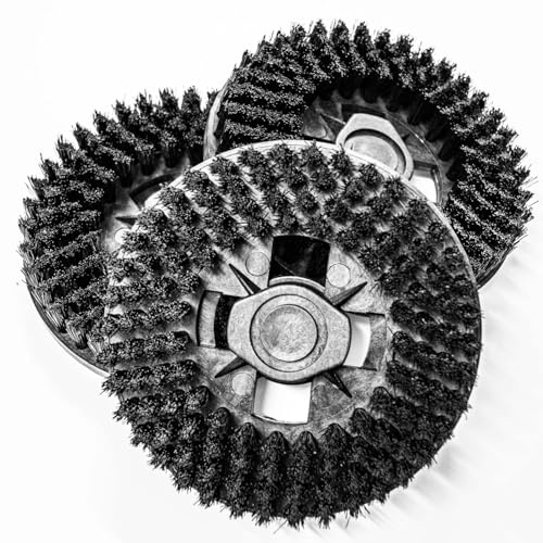 JPshop - Kit 3 Spazzole con setole senza ganci per lucidatrice universale