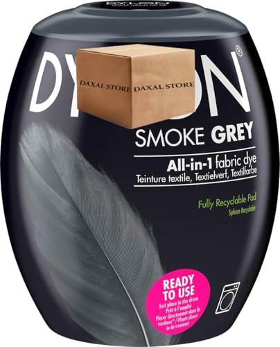 Dylan Washing Machine Fabric Dye Pod for Clothes Smoke Grey 350g