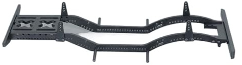 Rc Upgrade Parts For Axial For SCX10 D90 TF2 B5 1/10 Metal For Chassis Set Rails Frame With Shock Towers For Leaf Springs Mounting Holes RC Crawler Upgrade