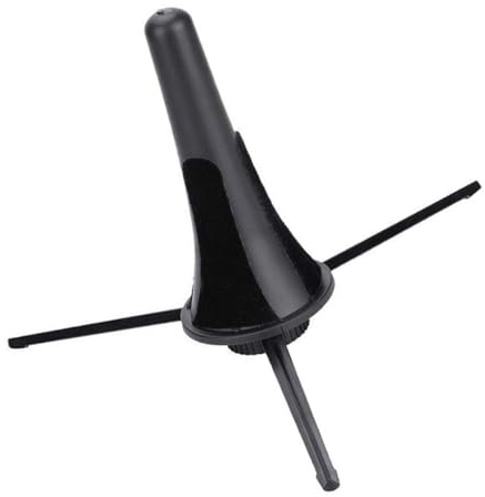 HAMPPLIES Soporte Plegable para Clarinete y Oboe Trípode Metálico y Plástico Soporte Portátil Resistente para Instrumentos de Viento Accesorio Compacto para Músicos