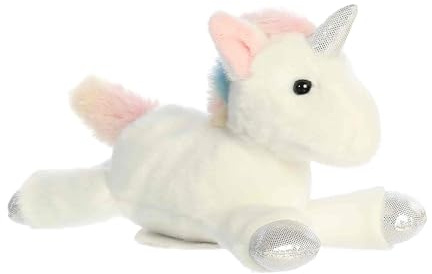 Aurora® Adorable Shoulderkins™ Star Unicorn™ Stuffed Animal - Fun Buddy that Can Go Everywhere with You - Perfect for Kids 3+ Years and Costumes - White 7 Inches