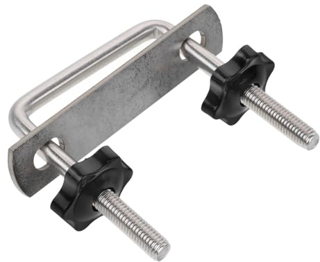 Homoyoyo Clip de Fixation en U pour Barres de Toit Voiture, Diamètre Intérieur 6 Cm, Pince Robuste pour Porte-Bagages, Accessoires de Fixation Compatibles pour Transport Sécurisé de