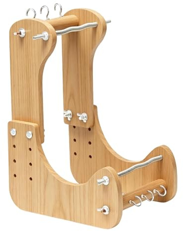 Telaio per Perline Regolabile, Telaio per Braccialetti in Legno, Fabbricante di Braccialetti Ideale per Principianti, per La Creazione di Braccialetti e Gioiellil