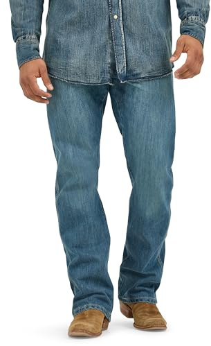 Wrangler Men's Retro Relaxed Fit Boot Cut Jean, Rocky Top, 34W x 32L